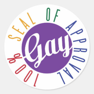 Gay Seal of Approval Sticker