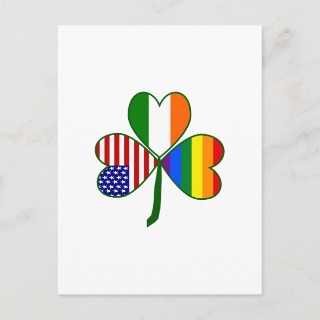 Gay Shamrock Postcard (Front)