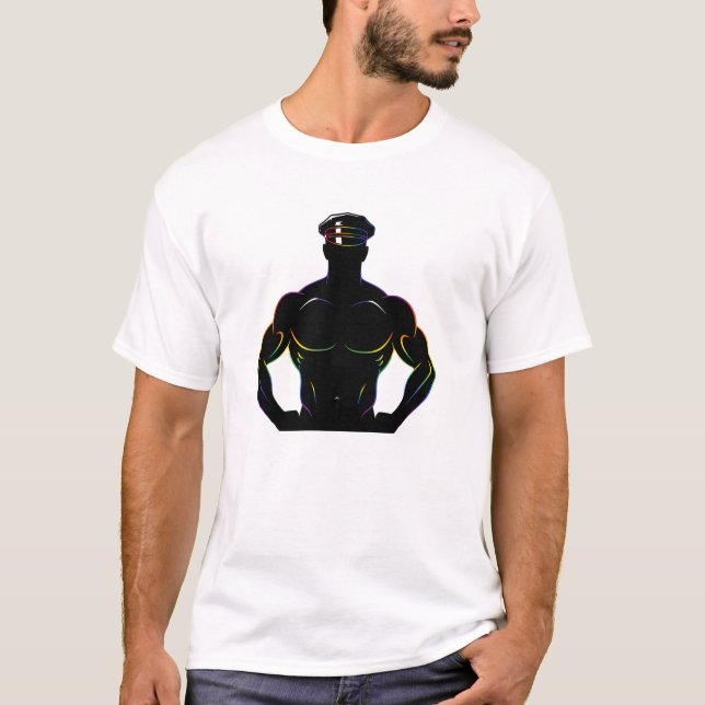 GAY SILHOUETTE Gay Pride Shirt for Men | LGBTQ (Front)