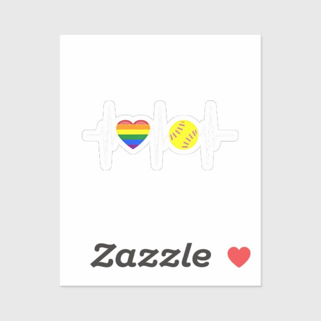 Gay Softball Shirt Softball Player Gay Pride LGBTQ (Sheet)