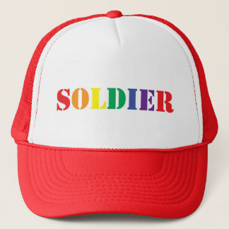 GAY Soldier HAT! Trucker Hat