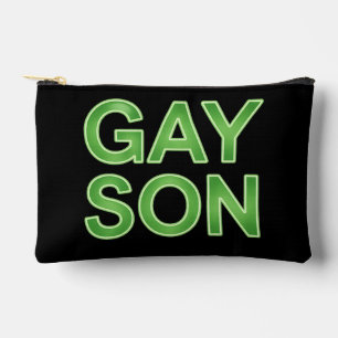 Gay Son Funny LGBTQ Pride Accessory Pouch
