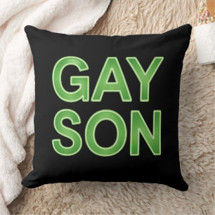 Gay Son Funny LGBTQ Pride Cushion