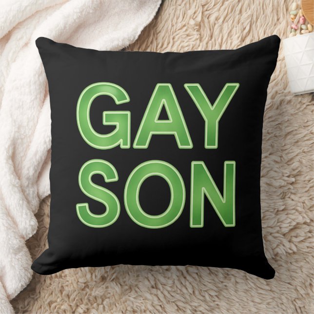 Gay Son Funny LGBTQ Pride Cushion (Blanket)