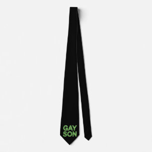 Gay Son Funny LGBTQ Pride Tie