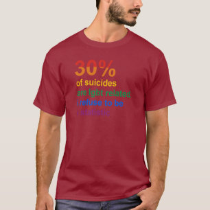 Gay Suicide - I refuse to be a statistic T-Shirt