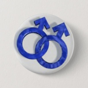 gay-symbol 6 cm round badge