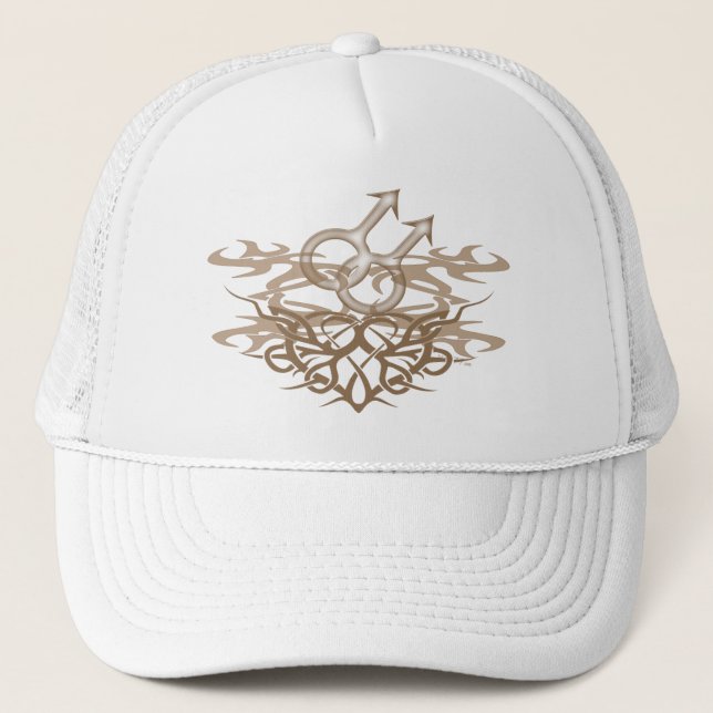 Gay Tribal Heart Hat (Front)