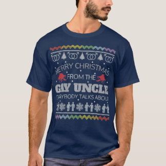 Gay Uncle Christmas Ugly Sweater Funny Xmas Gift