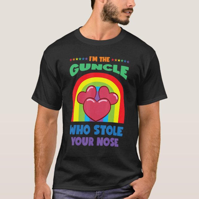 Gay Uncle Pride Guncle 11 T-Shirt (Front)