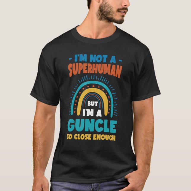 Gay Uncle Pride Guncle 7 T-Shirt (Front)