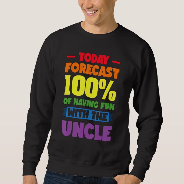 Gay Uncle Pride Guncle 9 Sweatshirt (Front)