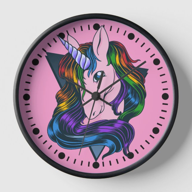 Gay Unicorn Clock (Front)