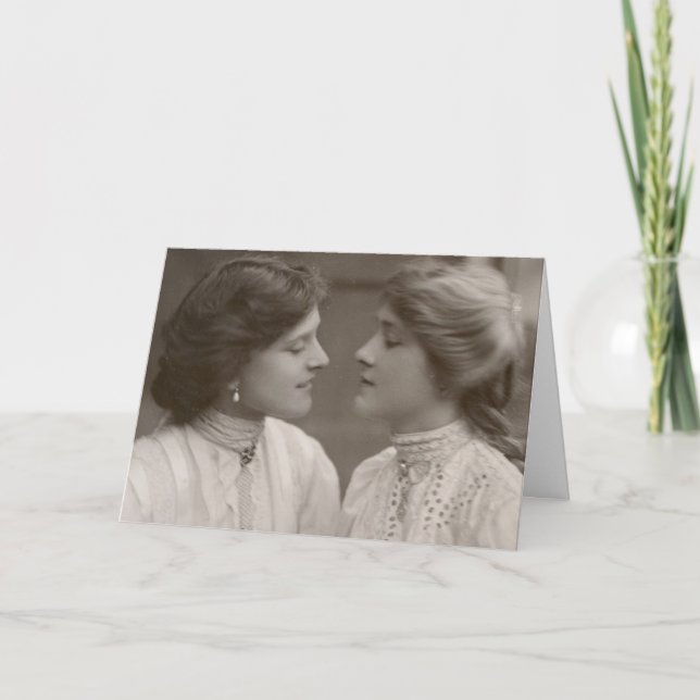 Gay Valentine Holiday Card (Front)