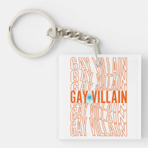 Gay Villain Funny Meme LGBT Gay Pride Lesbian LGBT Key Ring