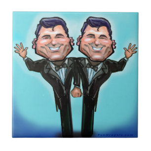 Gay Wedding Cake Dolls Tile