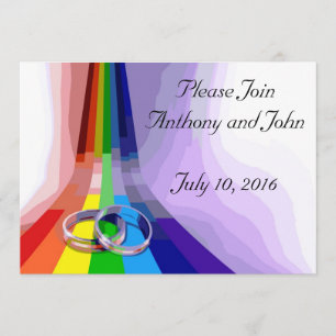 Gay Wedding Invitation