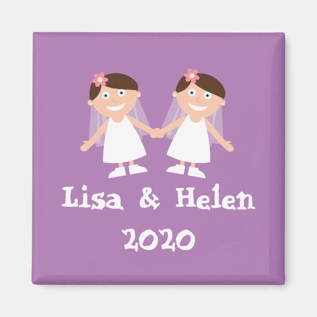 Gay Wedding Magnet (Front)