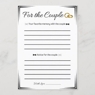 Gay Wedding Shower Game, For the couple  Invitation