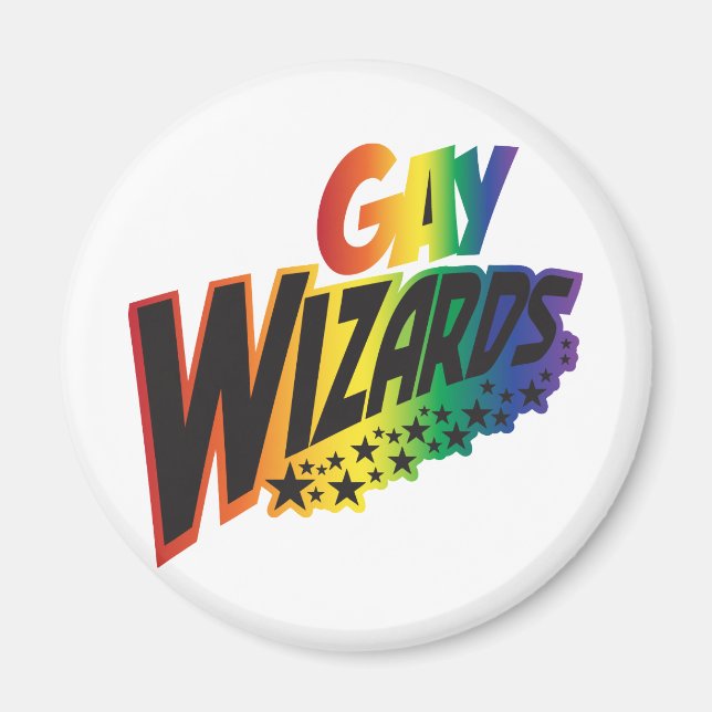 Gay Wizards Magnet (Front)