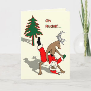 gay x-mas holiday card