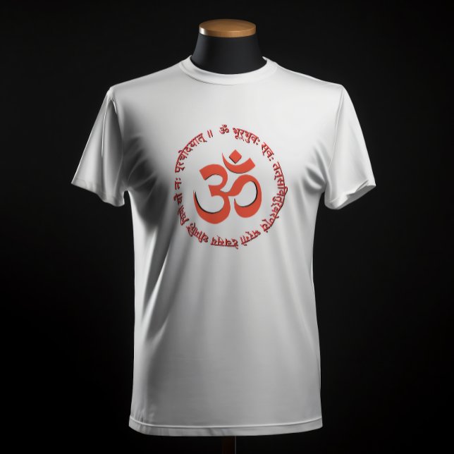Gayatri Mantra "Om Bhur Bhuva Swah" T-Shirt (Creator Uploaded)