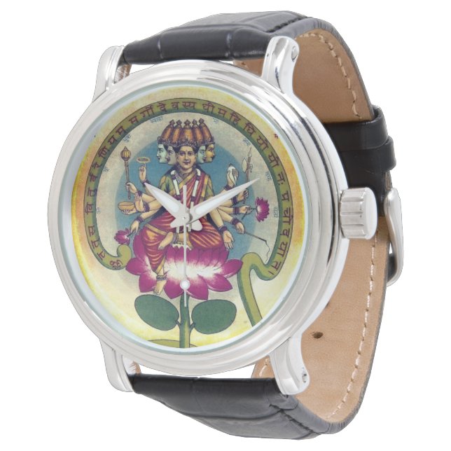  Gayatri Mantra (personification as a goddess) Watch (Angled)