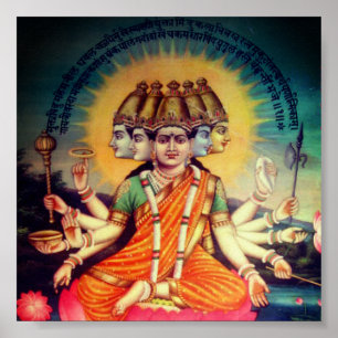  Gayatri Mantra (personification) Poster