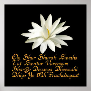Gayatri mantra poster