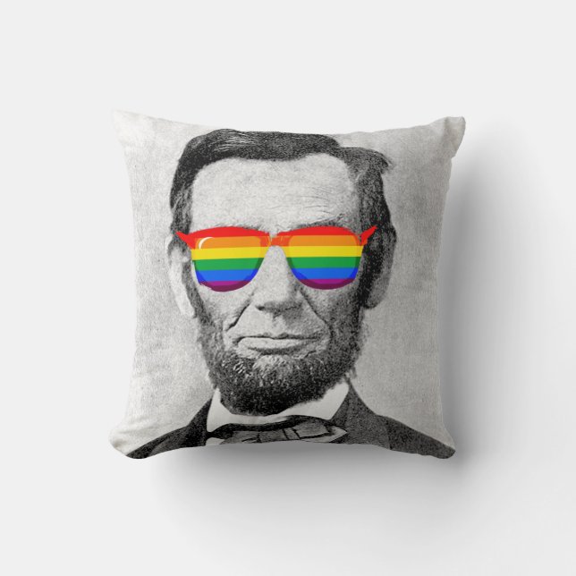 Gaybraham Lincoln Cushion (Front)