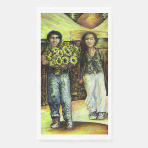 Gaye Elise Beda, Coney Island Beach, little girl, Napkin