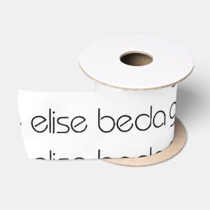 Gaye Elise Beda Ribbon Satin Ribbon