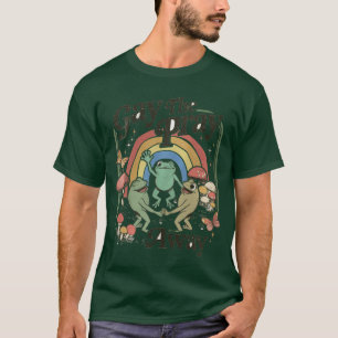 Gayhe Pray Away Gay Frog Funny Gay Saying Cottagec T-Shirt