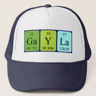 Gayla periodic table name hat
