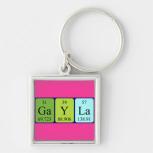 Gayla periodic table name keyring