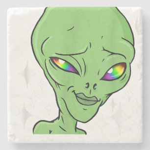 Gaylien Gay Alien for Gay Pride  Stone Coaster