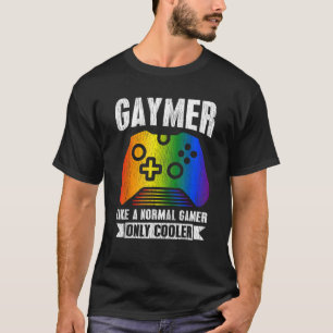 Gaymer Gamer Gay Pride LGBT Matching Video Game Lo T-Shirt