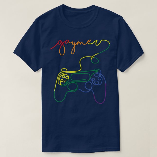 GAYMER LGBT Pride Video Game Lovers Men Women Kids T-Shirt (Design Front)