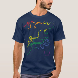 GAYMER LGBT Pride Video Game Lovers Men Women Kids T-Shirt