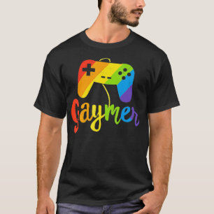 Gaymer LGBTQ Gay Pride Month Gamer Gaming Gift T-Shirt