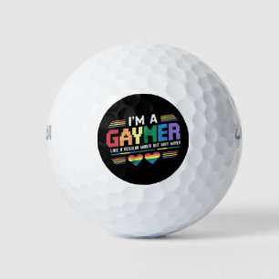 Gaymer Like A Regular Gamer But Way Gayer Gamer Golf Balls