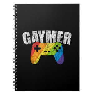 Gaymer Rainbow Flag Gaming Lesbian Gay Bisexual LG Notebook