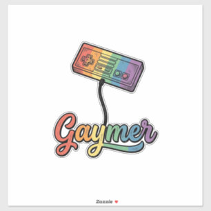 Gaymer Rainbow Gamer Vector Shirt Design_1