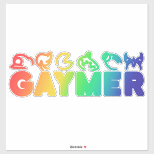 Gaymer   Rainbow Ombre Funny Gay Pride