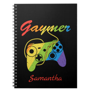 Gaymer Rainbow Video Game Controller Gaming Notebook