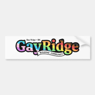 GayRidge Bumpersticker Bumper Sticker