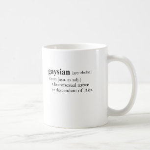 GAYSIAN (definition) Coffee Mug