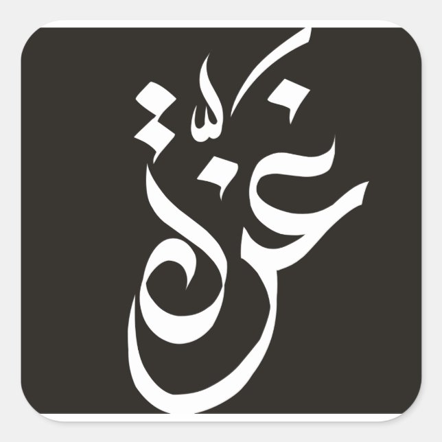 Gaza Large 3inch (sheet of 6) Square Sticker (Front)