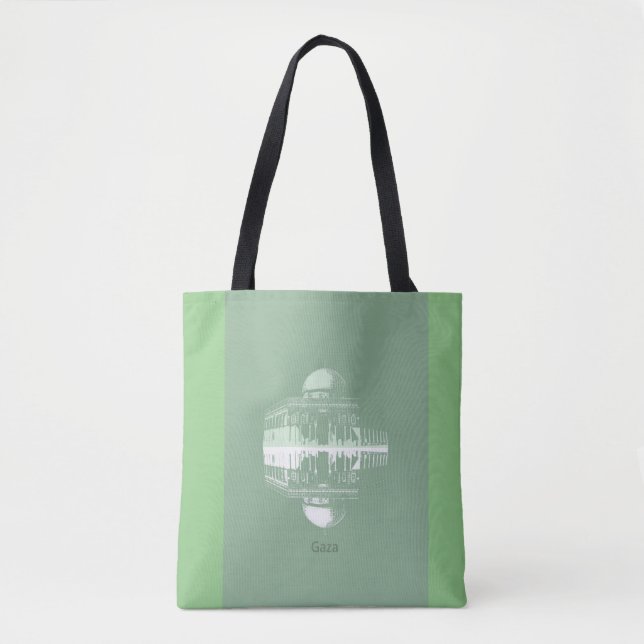 Gaza Palestine Islamic Medium Tote Bag. Bag (Front)