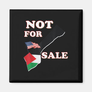 Gaza Strip Trump Not For Sale Magnet
